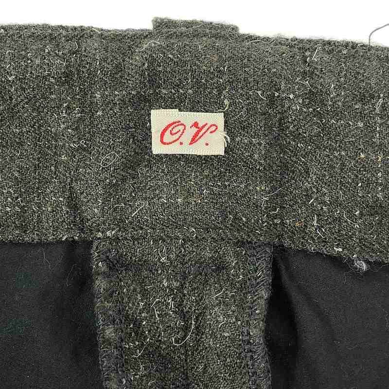 OUTIL / ウティ | ケンピブレンド ウール リネン ワーク  2タック ワイド パンツ | 2 | グレー系 | メンズ OUTIL / ウティ | ケンピブレンド ウール リネン ワーク 2タック