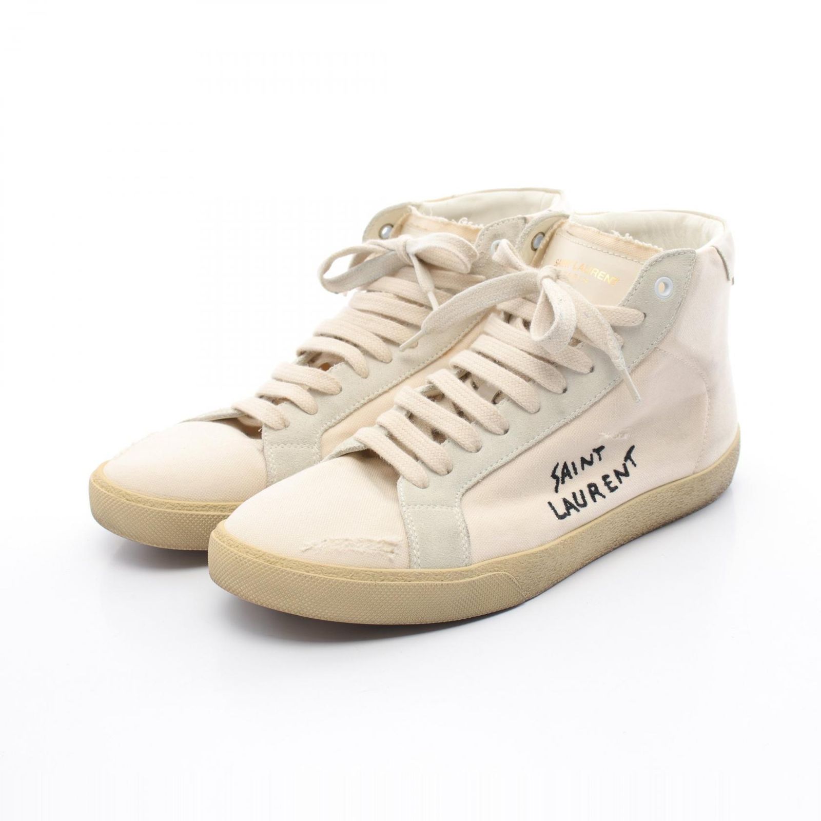 サンローランパリ SAINT LAURENT PARIS スニーカー 505903 ベージュ