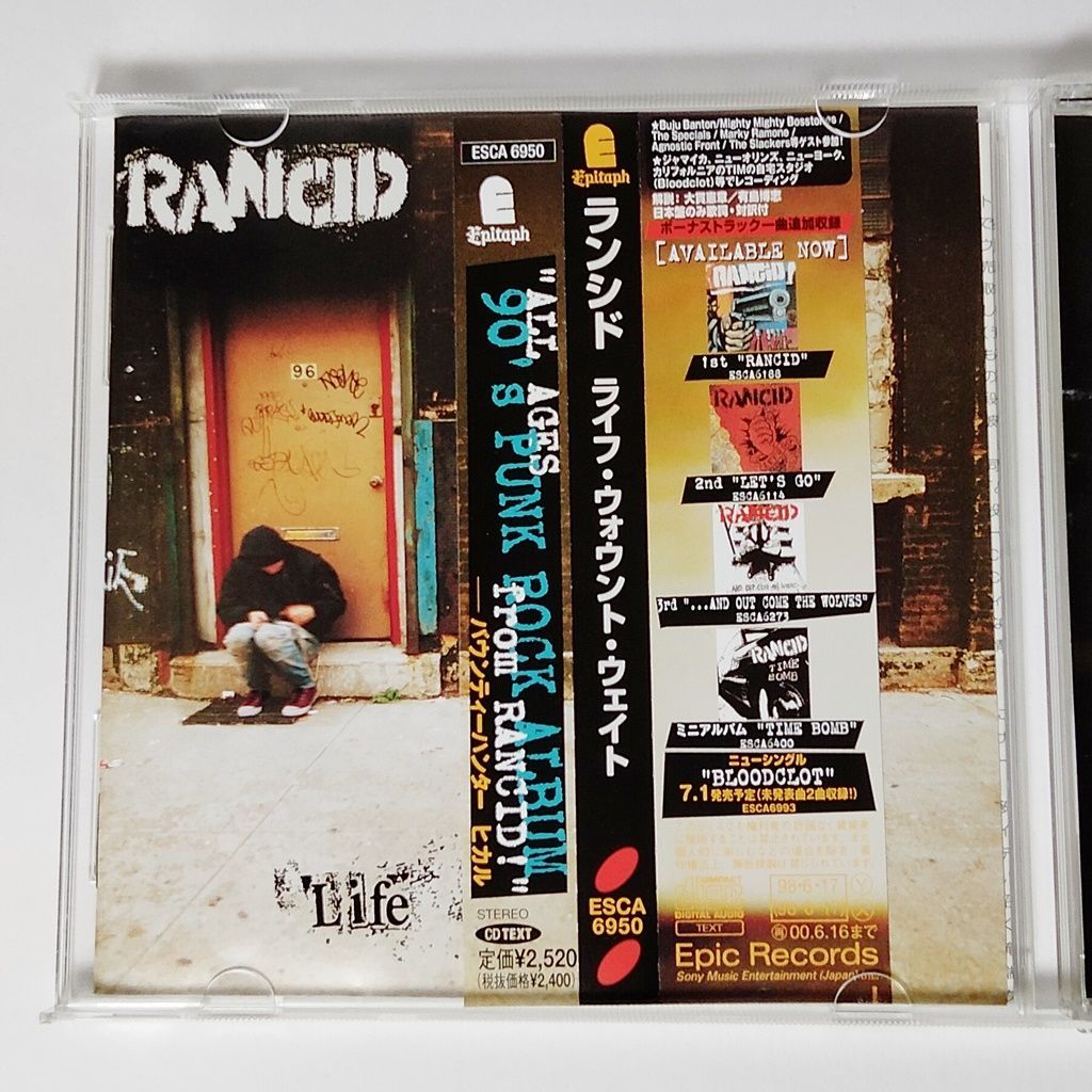 rancid cd 日本版 Rancid Last One To Die Japanese Promo CD-R
