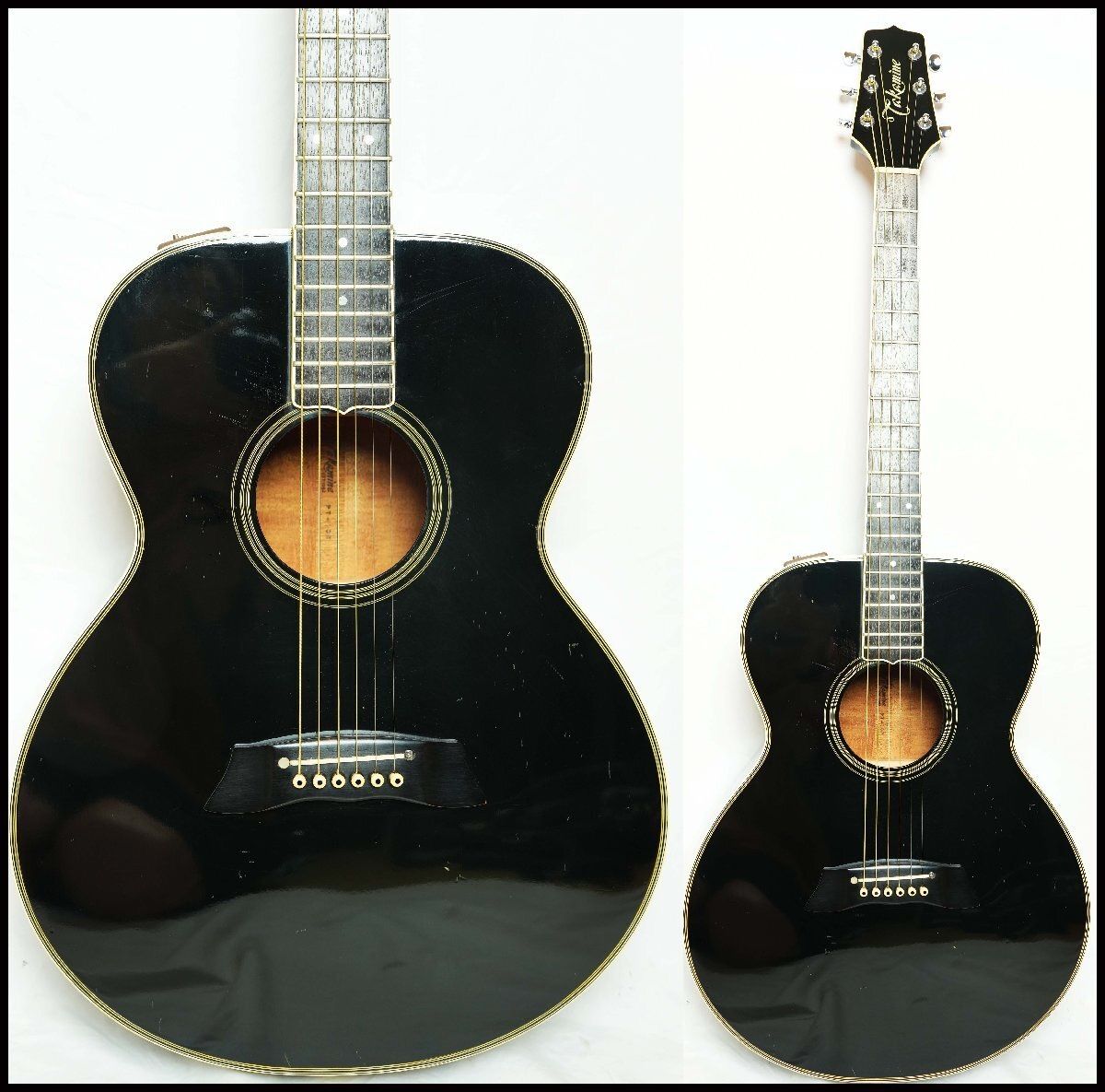 ☆TAKAMINE☆PT-105 BL ブラック エレアコ 日本製 80年代