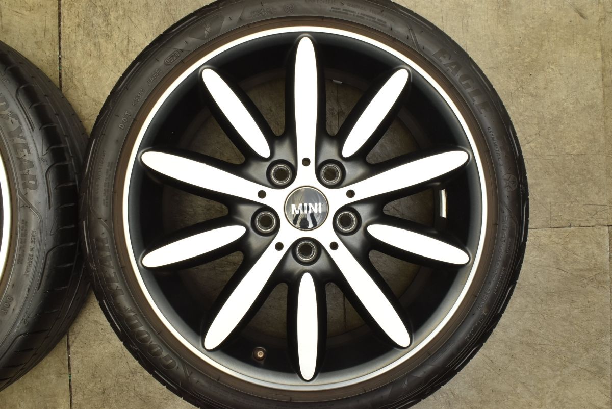 MINI F56 17インチ プロペラスポーク503 205/45R17 4本 希少品】BMW MINI F56 ミニクーパー 純正 17in 7J +54 PCD112 イーグル