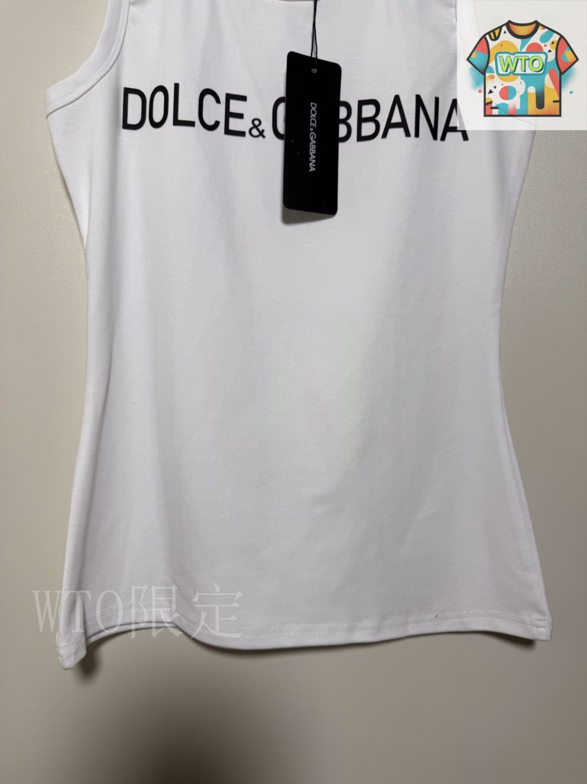 DOLCE&GABBANA ドルチェアンドガッバーナ タンクトップ プリント DOLCE&GABBANA ドルチェアンドガッバーナ タンクトップ プリント