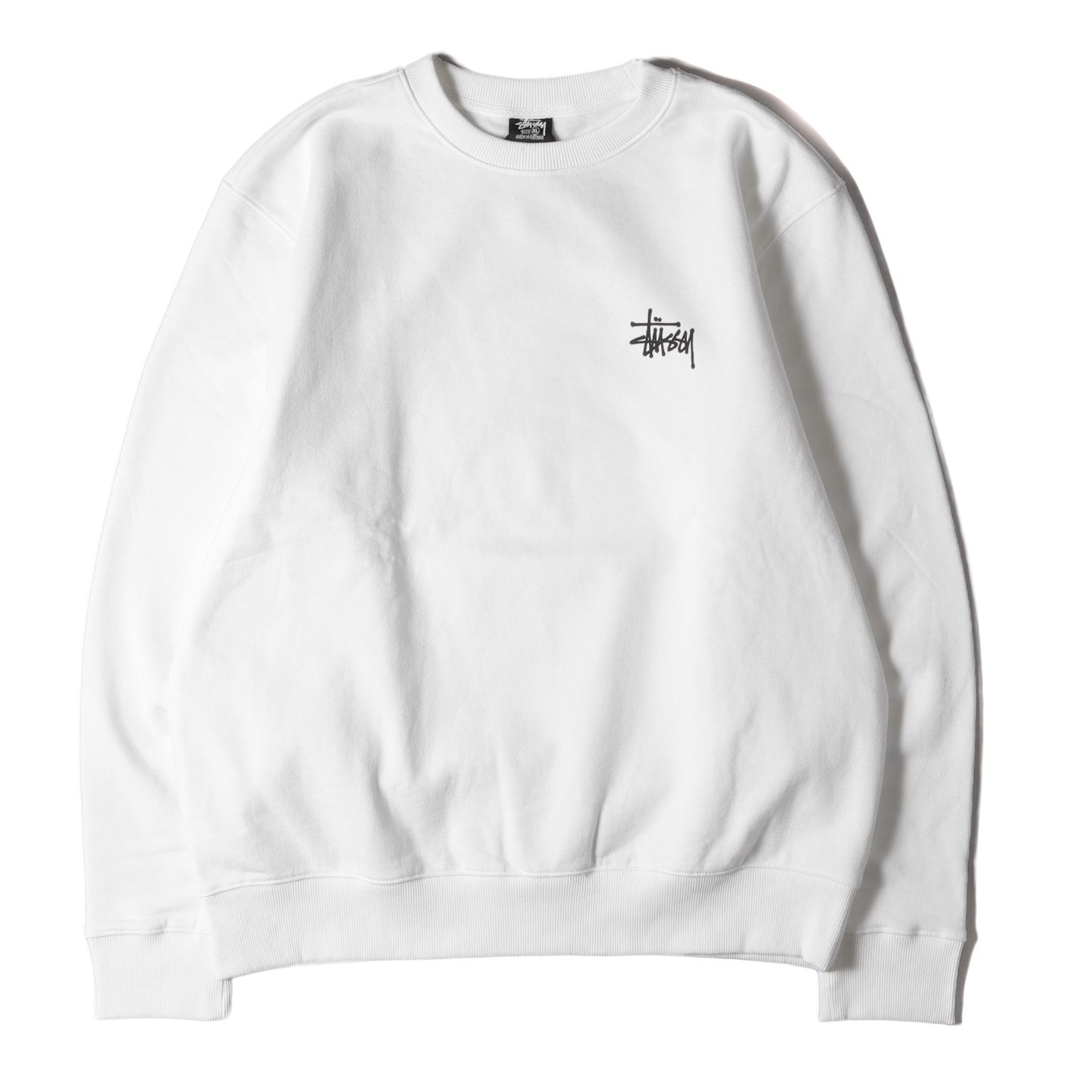 最速出荷Stussy スウェット クルーネック XL basic stussy crew トップス