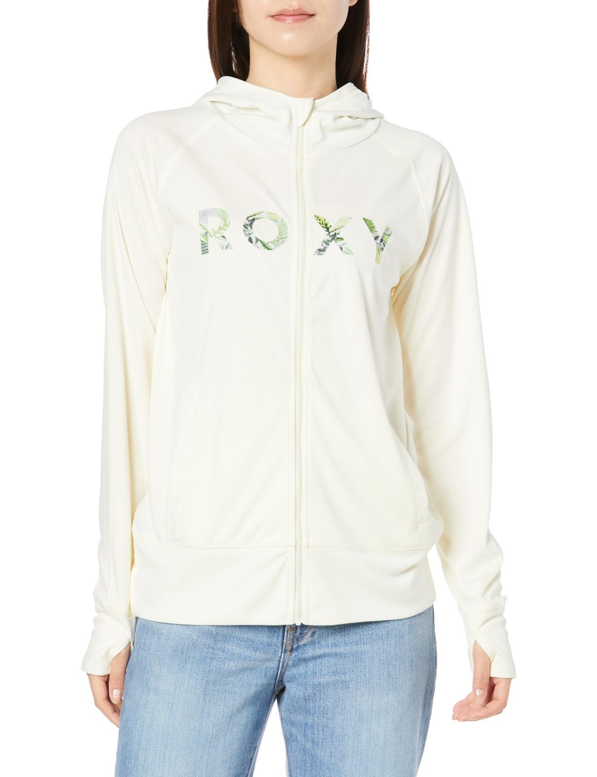 人気商品】[ロキシー] 水陸両用ラッシュガード BOTANICAL LOGO