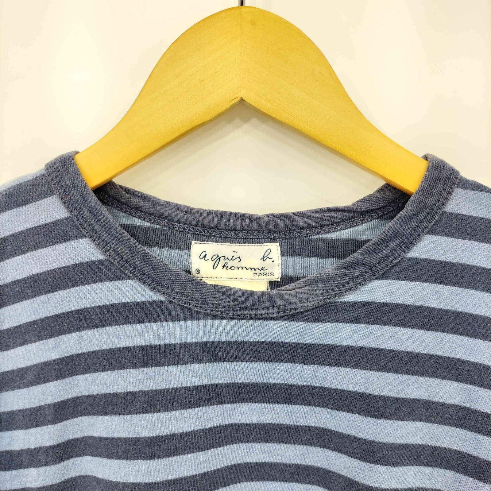 90s Agnes b. homme フランス製　ボーダー　ロングカットソー 90s Agnes b. homme フランス製 ボーダー ロングカットソー