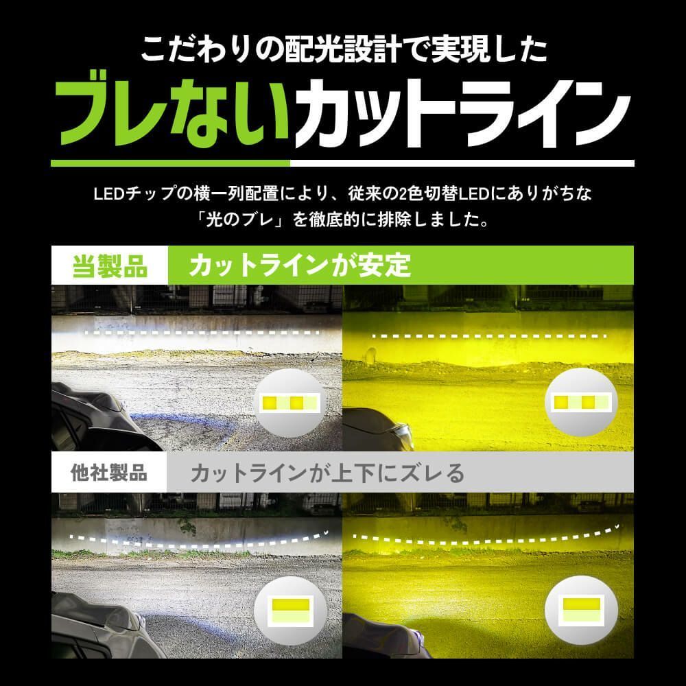 タイムセール1200円OFF】純正フォグ2色切替【HID屋 公式ショップ