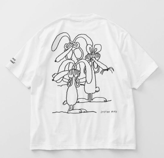 Stefan Marx Tシャツ Lサイズ ホワイト ENNOY “Stefan Marx T-SHIRT”が発売 (エンノイ) | Fullress