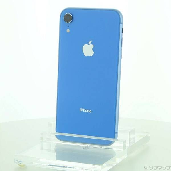 〔 〕iPhoneXR 128GB ブルー MT0U2J A SIMフリー 258