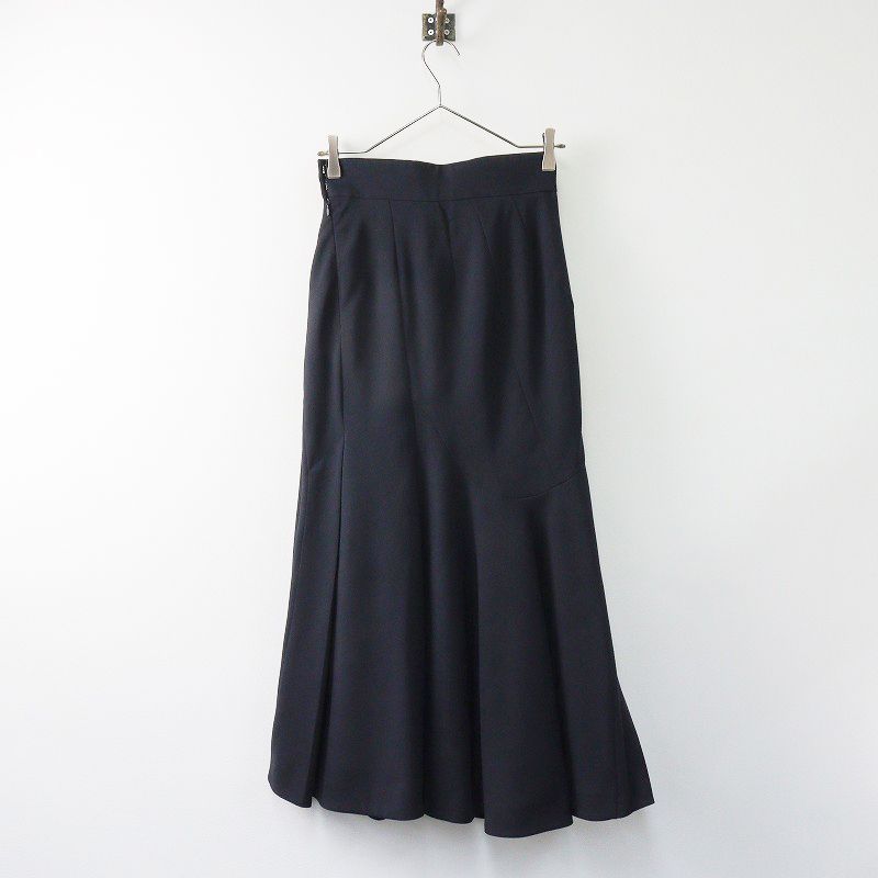 2021FW マメクロゴウチ Mame Kurogouchi Curved Pleated Skirt