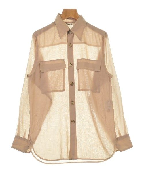 AURALEE カジュアルシャツ レディース 古着 送料無料