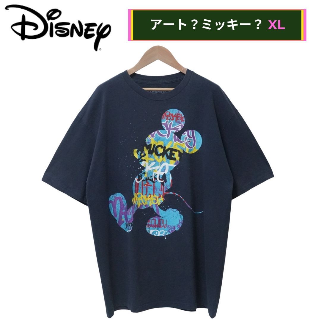 古着　ディズニー　ミッキーマウス グラフィックTシャツ 半袖 80s USA製 ミッキー イラスト プリント Tシャツ メンズ