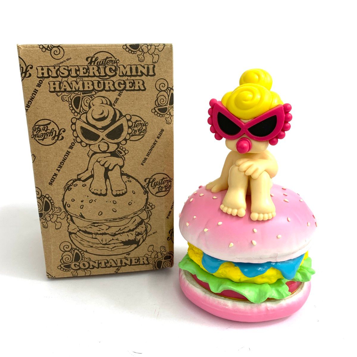 HYSTERIC MINI ヒステリックミニ 小物入れ  ハンバーガー コンテイナー ノベルティー    ピンク  / 240002231427