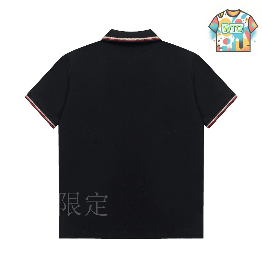 PRADA ストライプ ポロシャツ 黒白 今日WTO】Prada ストライプ ロゴ ポロシャツ-OB58 - メルカリ