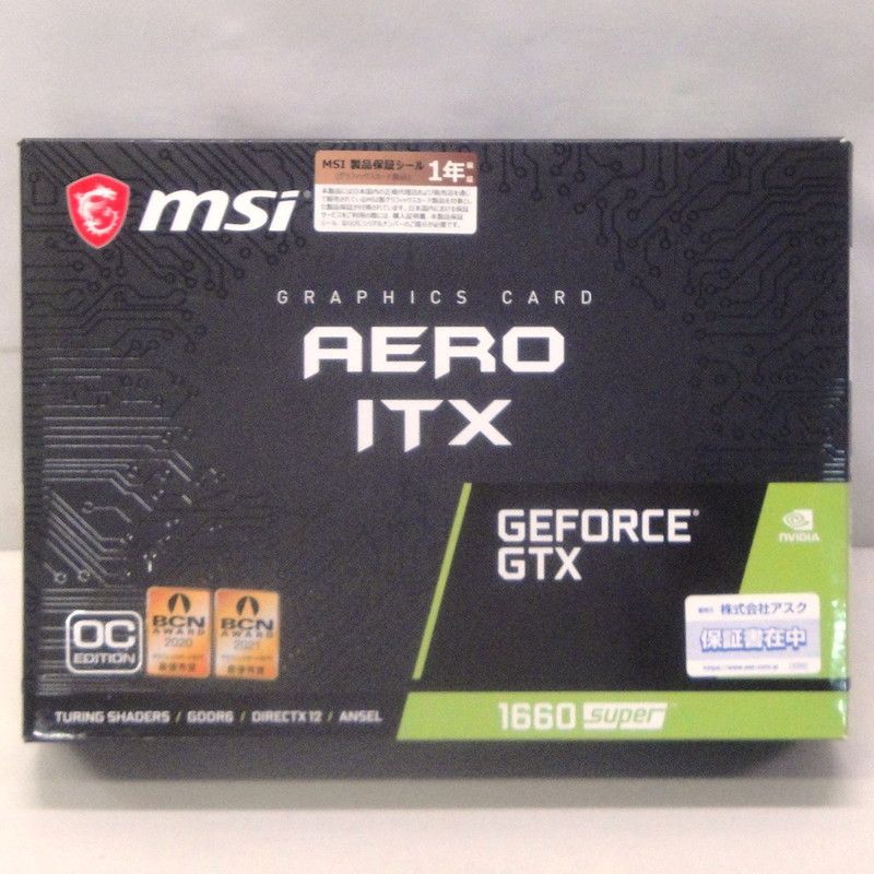 MSI GTX 1660 SUPER 6GB GDDR6 簡易動作確認済 - PCパーツ