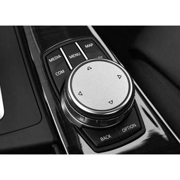 高品格♪ サテンシルバー iDrive コマンド ダイヤル カバー BMW F30 