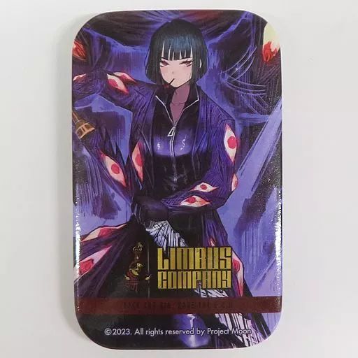 中古】バッジ・ピンズ 良秀 スクエア缶バッジ 「くじメイト