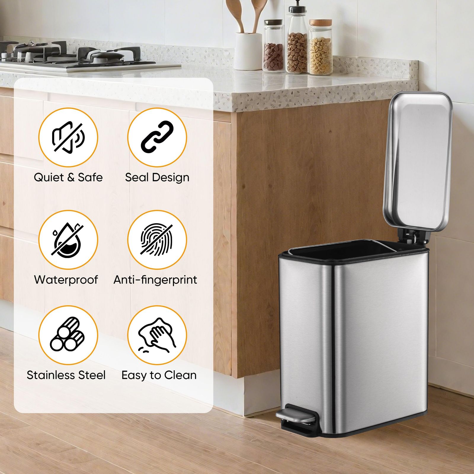 木製ダストボックス 20L ゴミ箱 デザインダストボックス おしゃれ ぼん