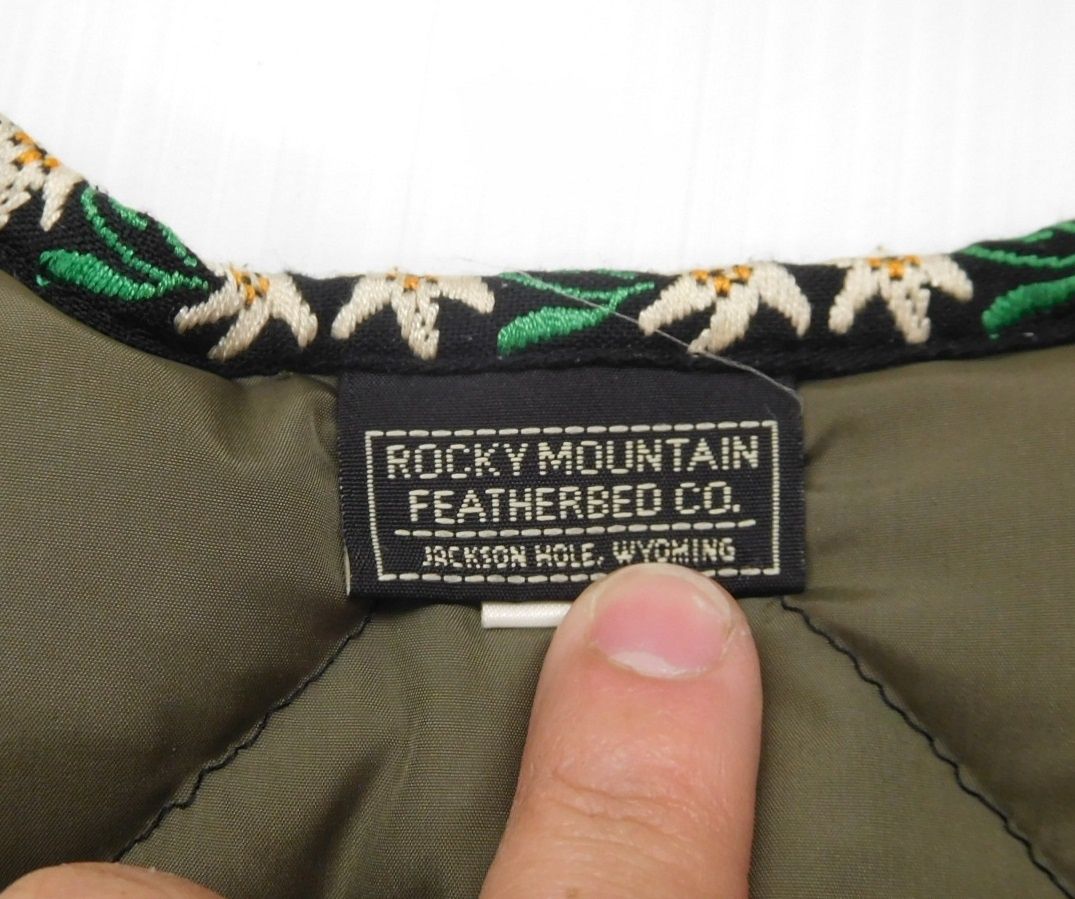 Rocky Mountain feather bed Fennica キルティングダウンジャケット ブラック 日本製 size:34 Rocky Mountain feather bed Fennica キルティングダウンジャケット
