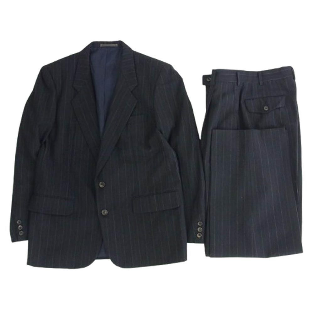 COMME des GARCONS HOMME コムデギャルソンオム AD1989 HS-08003S ヴィンテージオム 80s archive ダブルブレスト 2タック チェック ジャケット スラックスパンツ スーツ セットアップ S