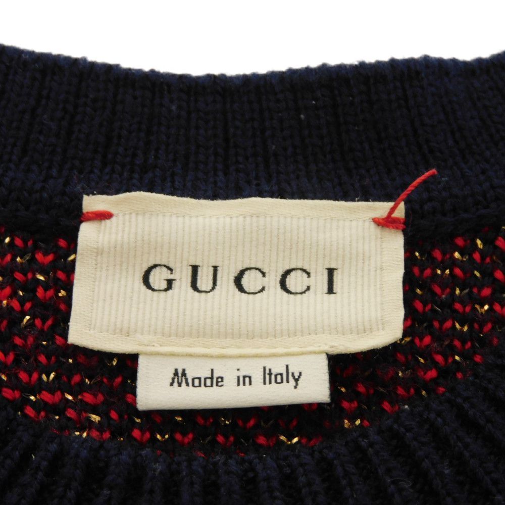 GUCCI グッチ ロゴ スター ノースリーブ ニット キッズ ガールズ  