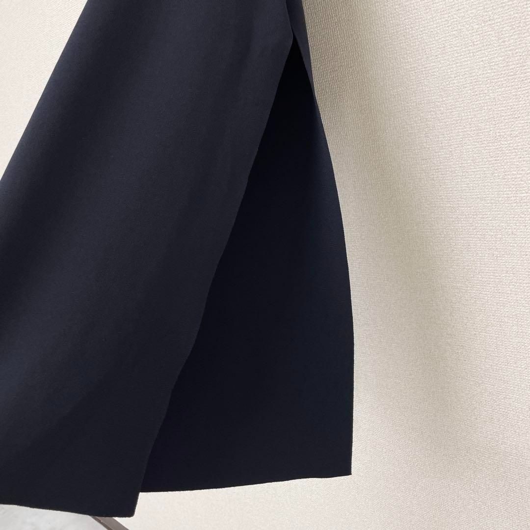 STELLA McCARTNEY ステラマッカートニー ワイドパンツ ニット イージー スリット イタリア製 紺 S 36 DECORATOM_COM_BR