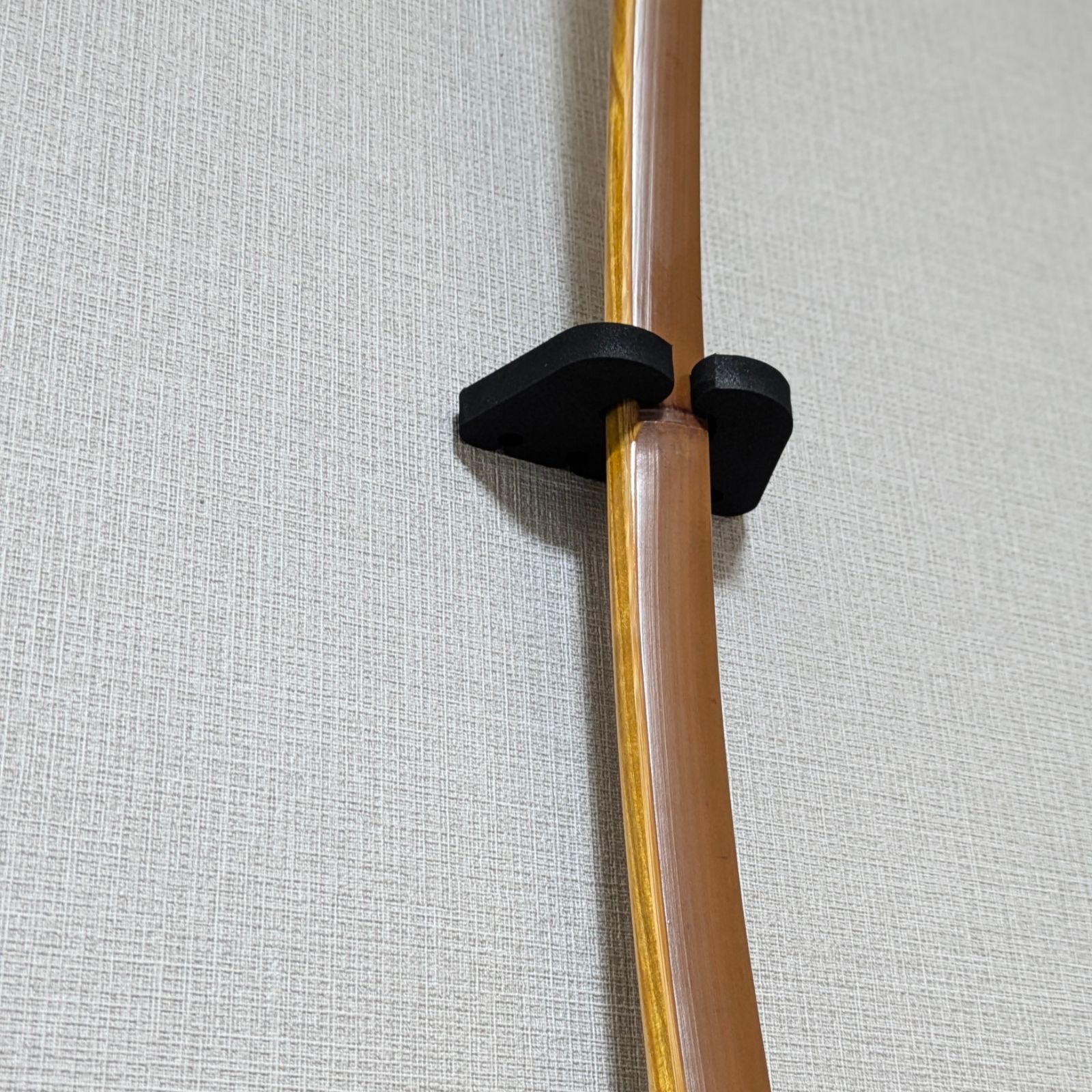 【弓道】弓ちゃんと一緒  二個入 （矢と弓をまとめる物）黒