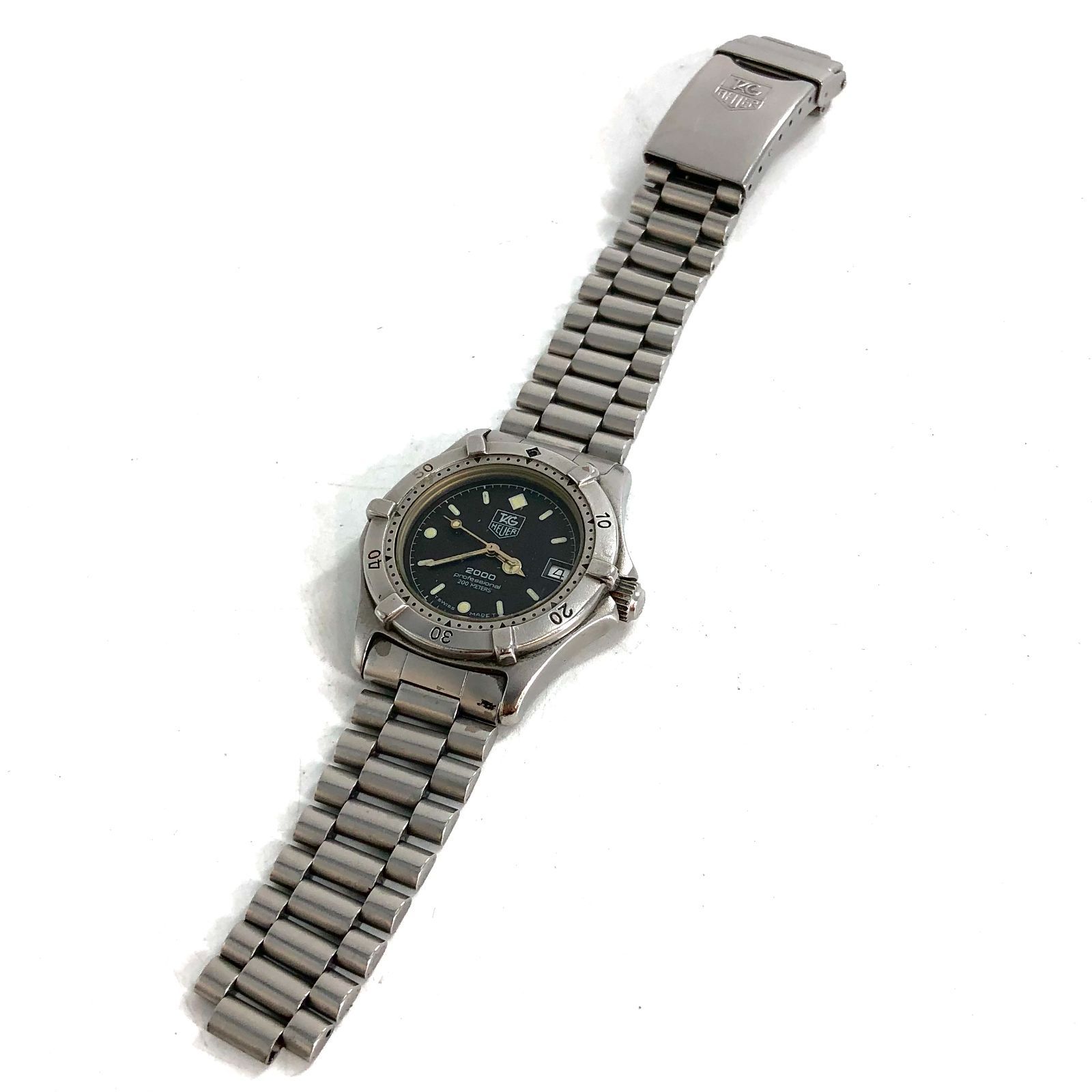 D*E様 タグホイヤーステンレススチール ブラック　962 013 TAG Heuer タグホイヤー プロフェッショナル 962.013 SS/QZ ブラック