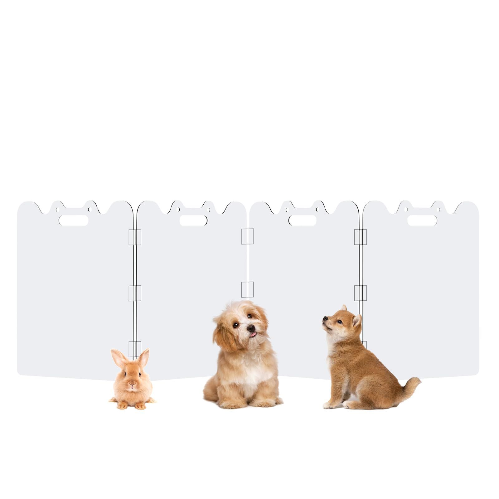 Qonimm ペットフェンス ペットゲート 犬フェンス 高さ58.5cm