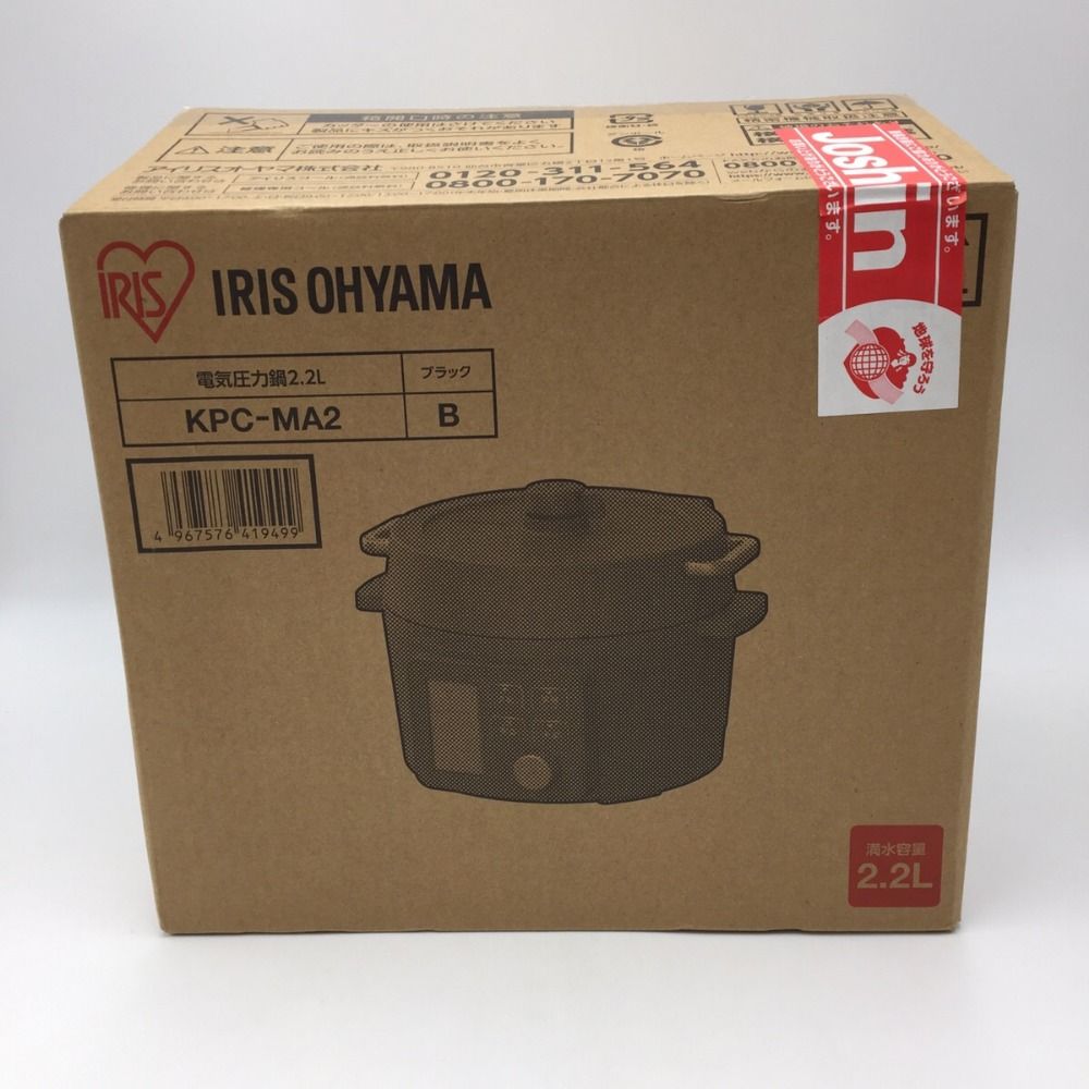 キッチン家電 IRIS OHYAMA 電気圧力鍋 KPC-MA2-B 美品 - メルカリ