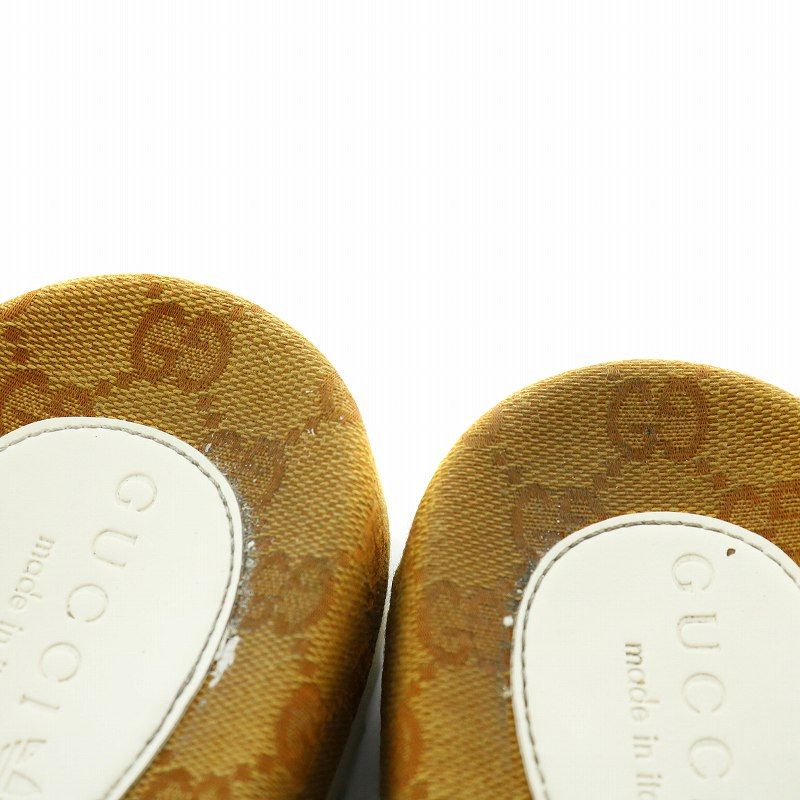 グッチ GUCCI ×アディダス adidas プラットフォームサンダル 厚底 GG