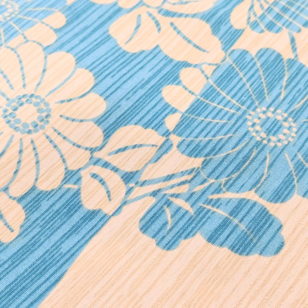 綾袋帯【新品・仕立て上がり】正絹 袋帯 青 ブルー ub266 - 着物