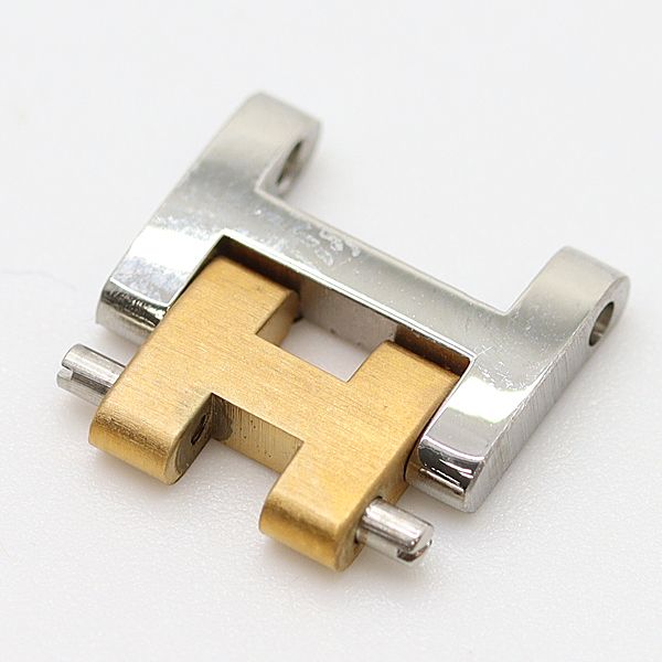 エルメス ラリー 220.117 純正コマ 1コマ シルバー/ゴールドカラー