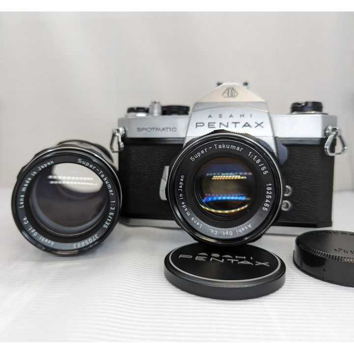 ペンタックスSP＋スーパータクマーレンズ2本セット 完動品 メンテ済み