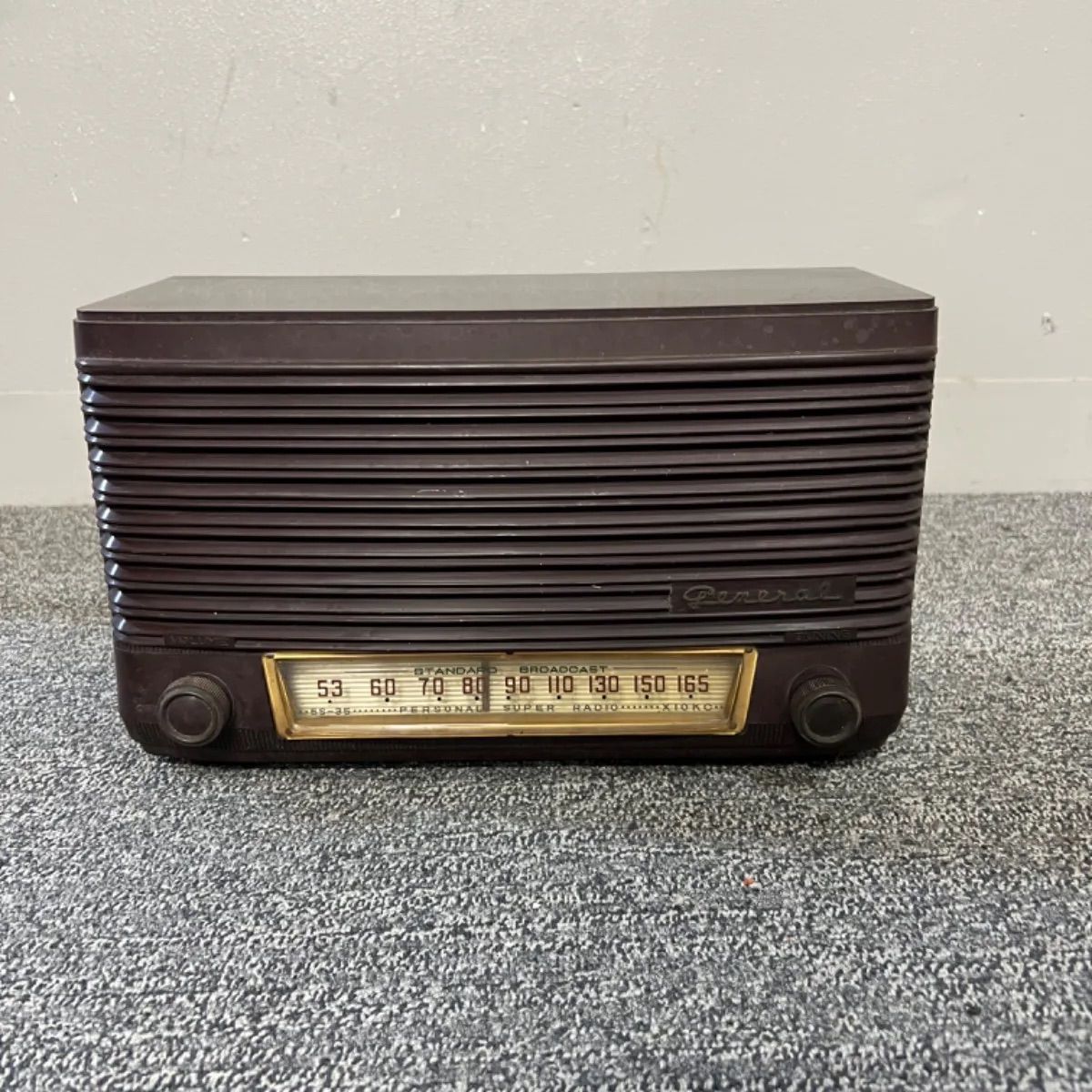 ⭐︎ 昭和 レトロ 真空管ラジオ GENERAL 当時物 ラジオ - メルカリ