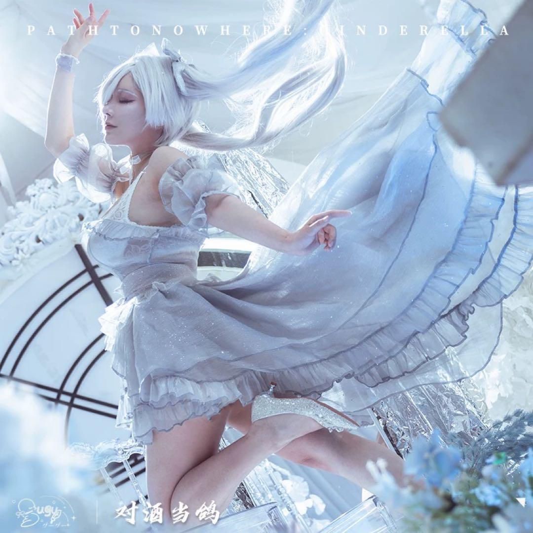 【売り切り希望】NIKKE シンデレラ　ドレス(ウィッグフルセット) NIKKE シンデレラ ドレス コスプレ衣装 ウィッグ 勝利の女神