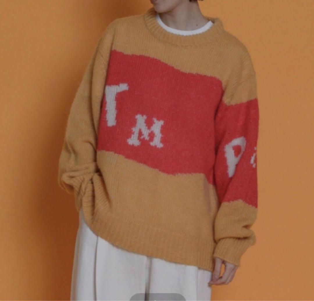 THOMAS MAGPIE トーマスマグパイ 美品 ロゴモヘアニットセーター