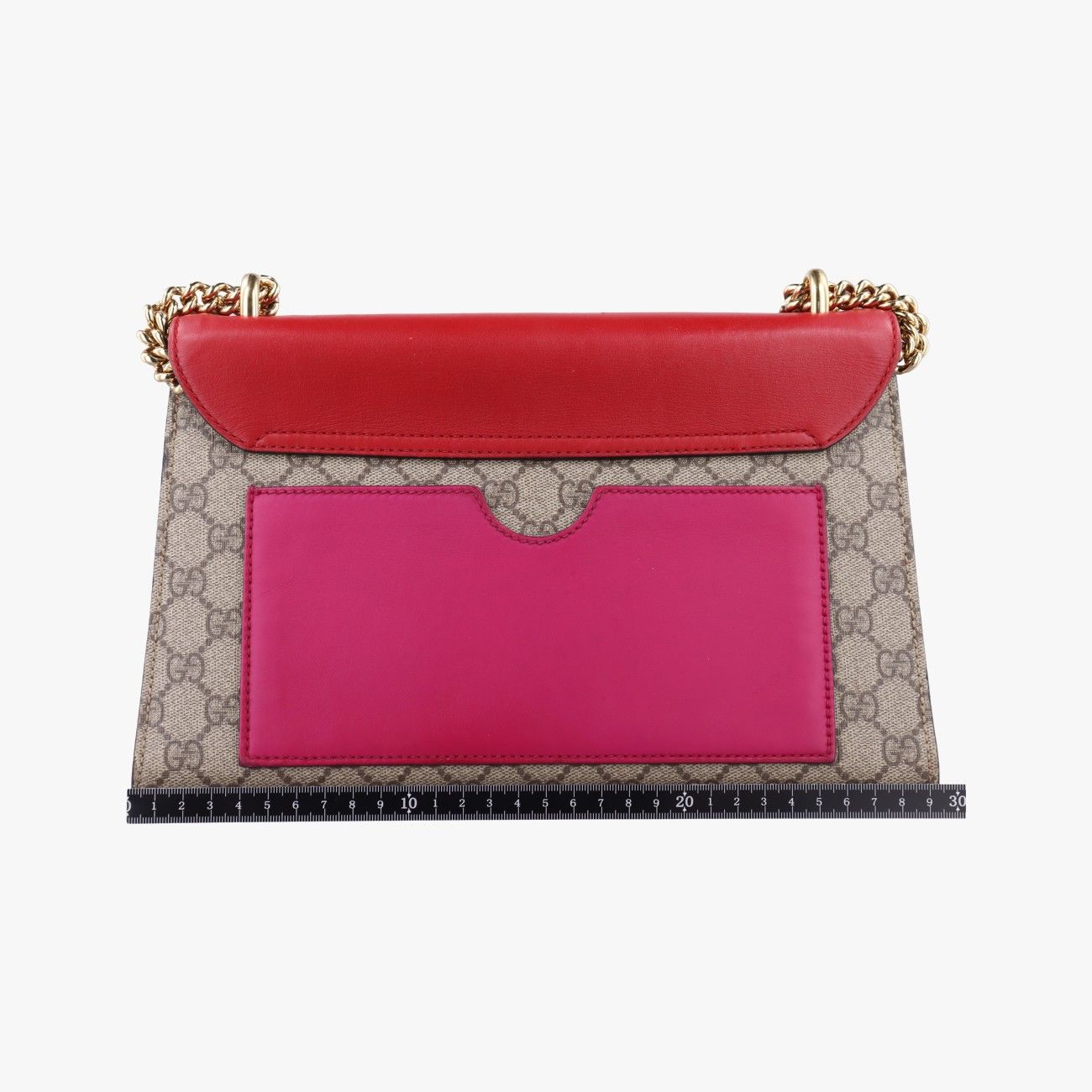 グッチGucciパドロックベージュ×レッド×マルチ PVCコーティングキャンバス×レザー409486B019089421