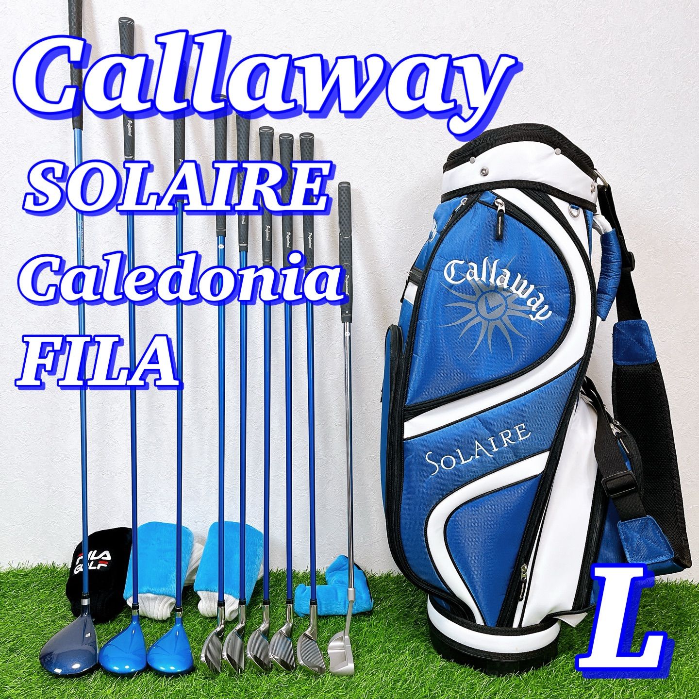 Callaway SOLAIRE Caledonia FILA キャロウェイ ソレイユ カレドニア フィラ レディースゴルフ ハーフセット