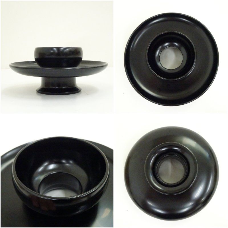 輪島塗 天目台（共箱） 本物 茶道 茶碗 おしゃれ 天目茶碗 点前 茶器