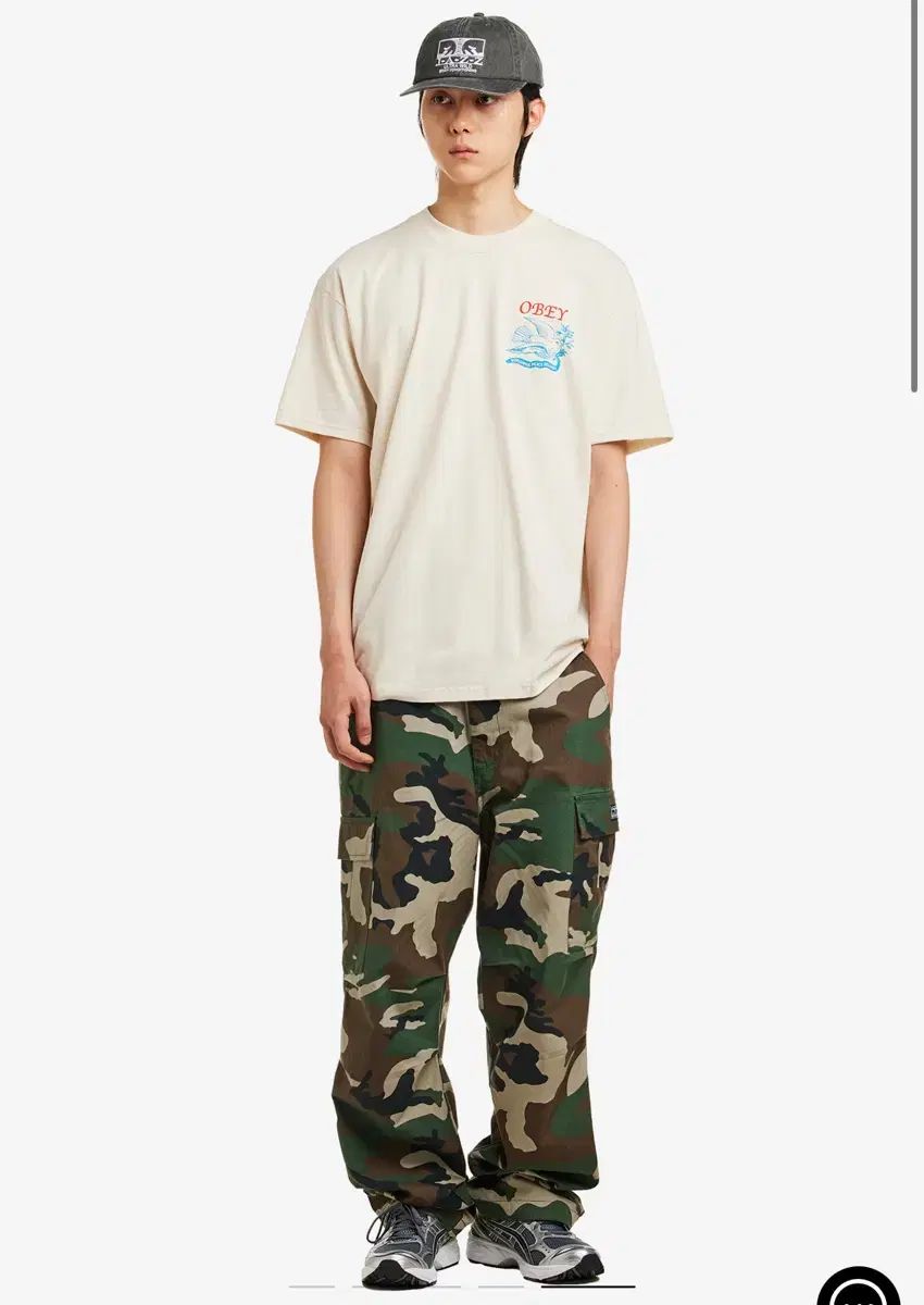 OBEY(オベイ) ハードウォーカー リップストップ カモフラ パンツ