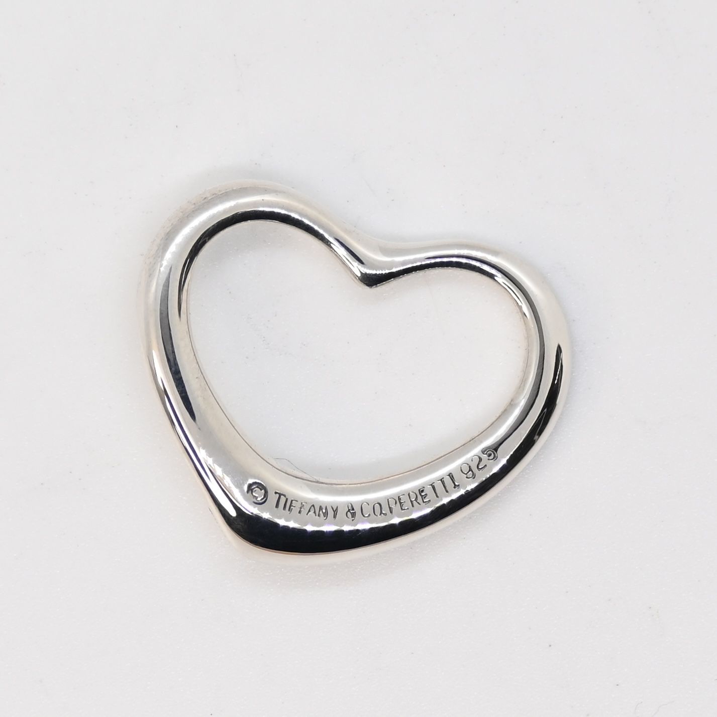 研磨済】Tiffany&Co. オープンハート トップのみ ティファニー 