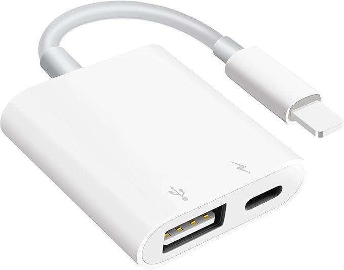 【在庫処分】USB変換アダプタ Phone/Pad用 2in1 USBカメラアダプタ USB3.0変換ケーブル 高速伝送 双方向 写真転送 ビデオ/音声ファイル転送 データ移行保存 OTG機能 変換アダプター ハブ 設定不要 操