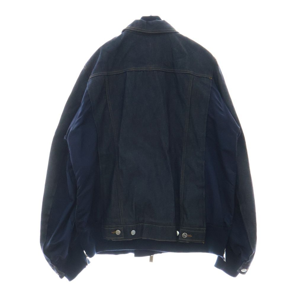 sacai × A.P.C. 'EIMI DENIM JACKET'MA-1ドッキング デニム