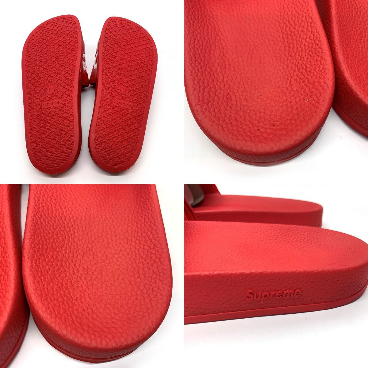 Supreme サンダル赤RED 14SS 良 26cm