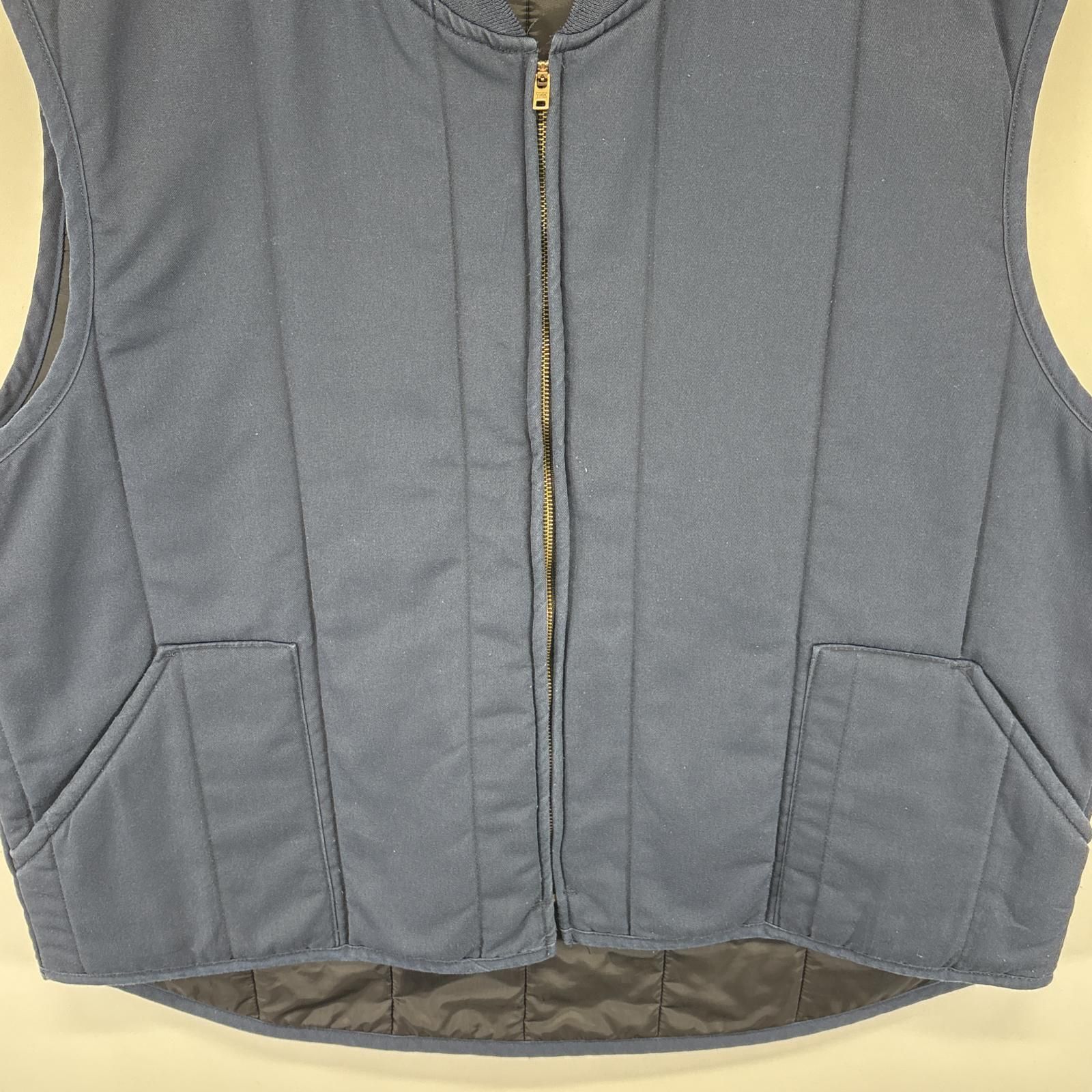 90〜00s】 レッドキャップ XXL 中綿ワークベスト ジップアップ