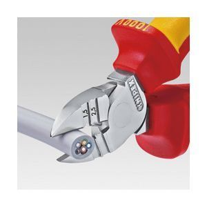 KNIPEX クニペックス 1000V絶縁穴付ニッパー サイズ84×28×160mm パック入 1426-160SB