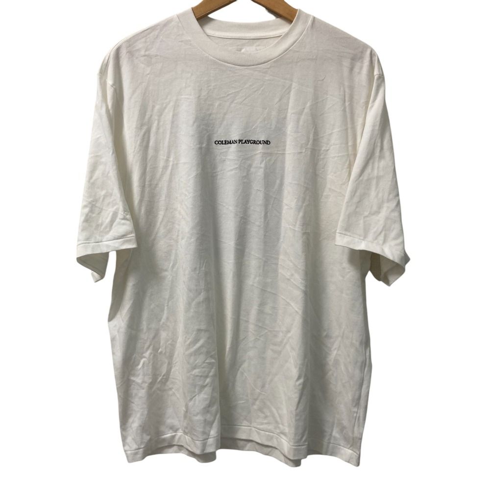 美品 23SS JANE SMITH ジェーンスミス RT COLEMAN PLAYGROUND SS T 半袖 プリント Tシャツ カットソー サイズL ホワイト メンズ レディース 古着 中古 美品 23SS JANE SMITH ジェーンスミス RT COLEMAN PLAYGROUND SS