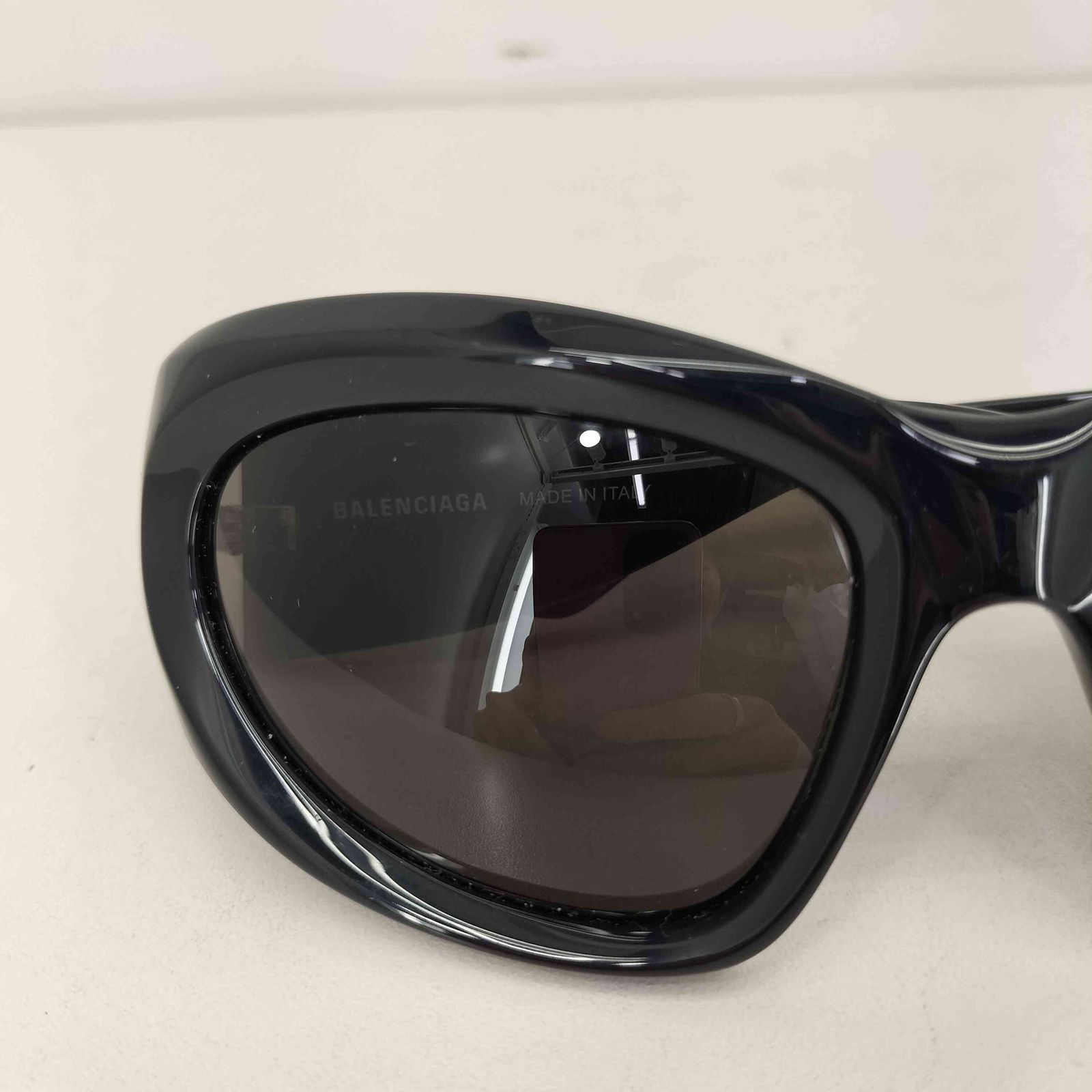 バレンシアガ BALENCIAGA WRAP D-FRAME サングラス キャットアイ 