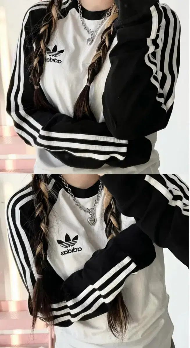 adidas アディダス ラグラン トレーナー 長袖