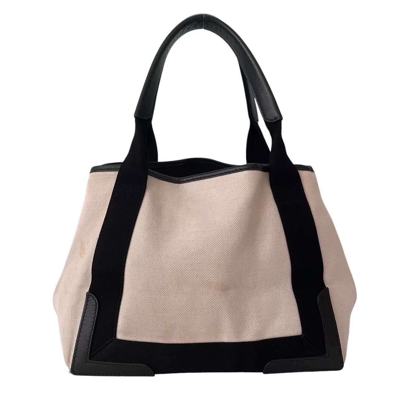 BALENCIAGA バレンシアガ ハンドバック アイボリー 黒 339933 カバス 